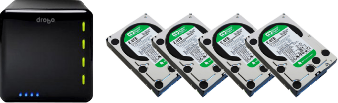 4x 2 To pour le Drobo...